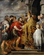 Saint Ambrose forbids emperor Theodosius I to enter the church Peter Paul Rubens